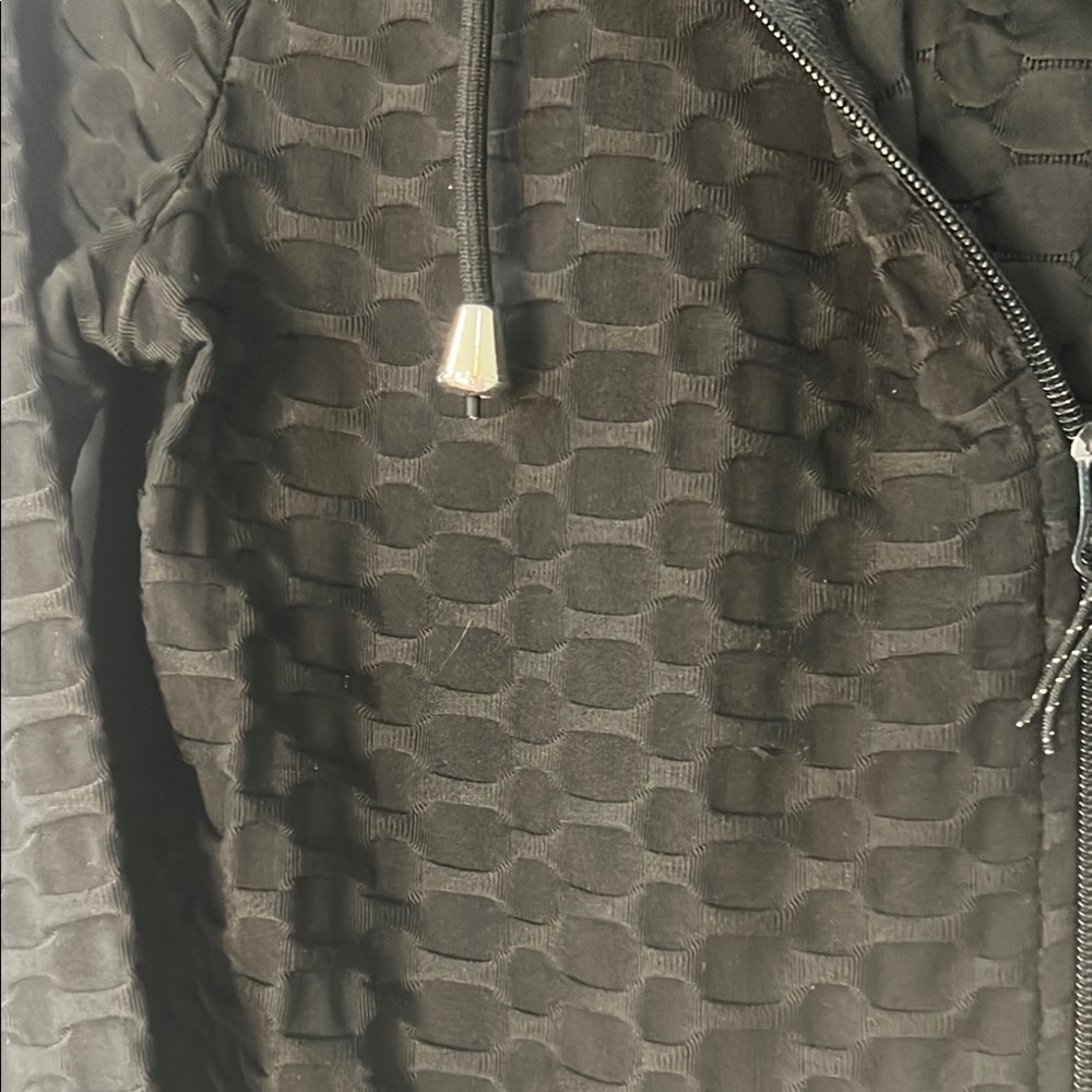 New Mix Black Hooded Utility Jacket Lightweight - Picture 3 of 6